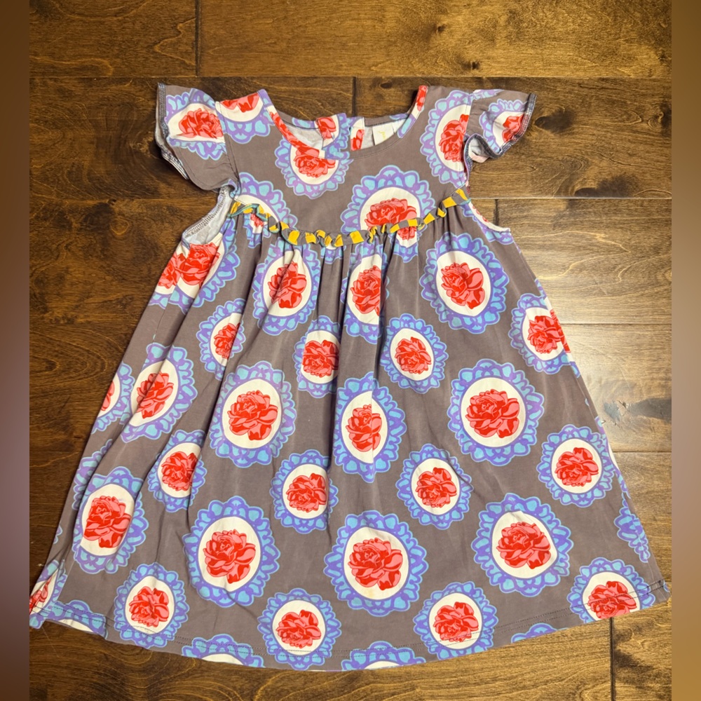 Matilda Jane Paint By Numbers Kentucky Blue Pearl Dress size 6 EUC